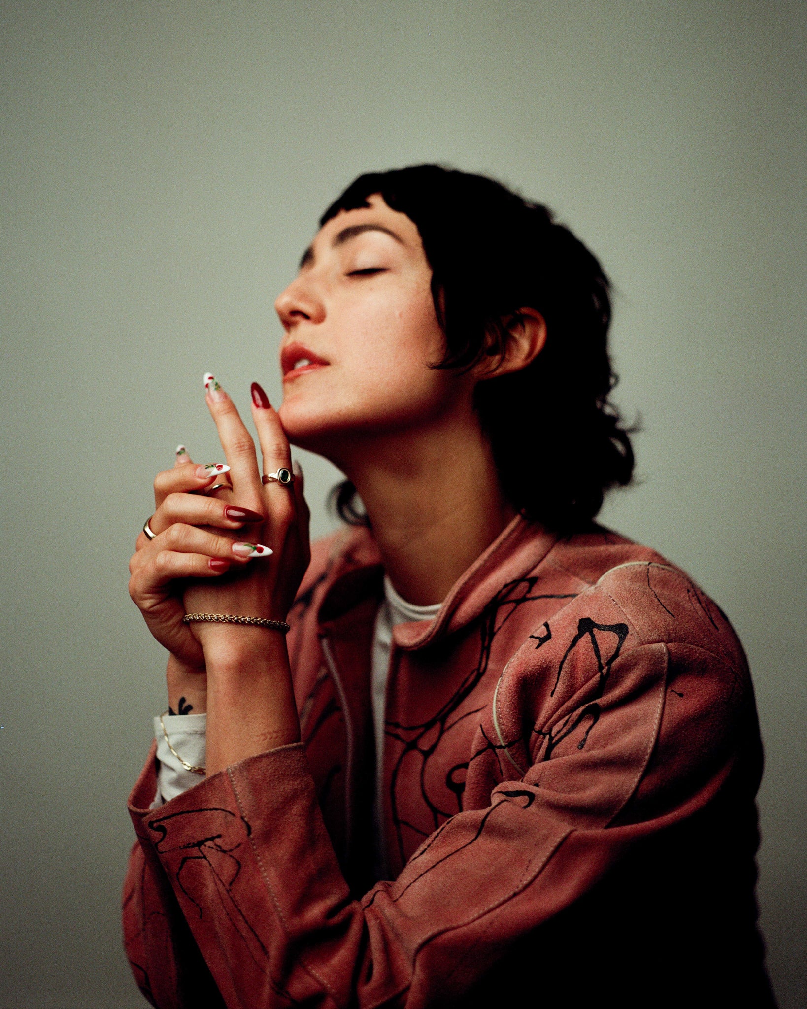 Graveshire Ring / rose gold + emerald