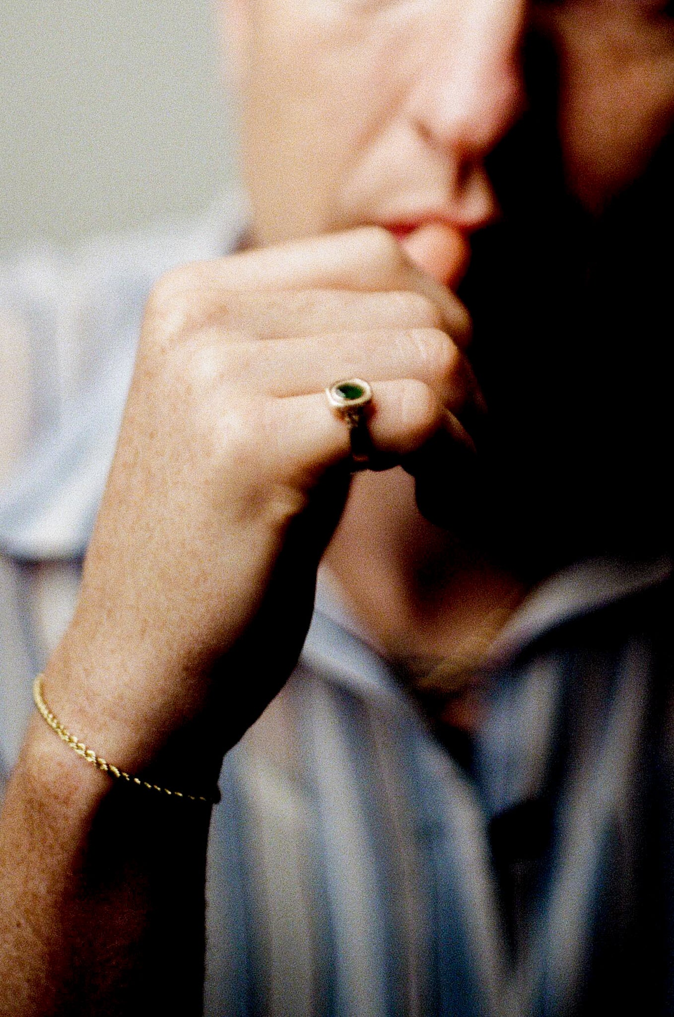 Graveshire Ring / rose gold + emerald