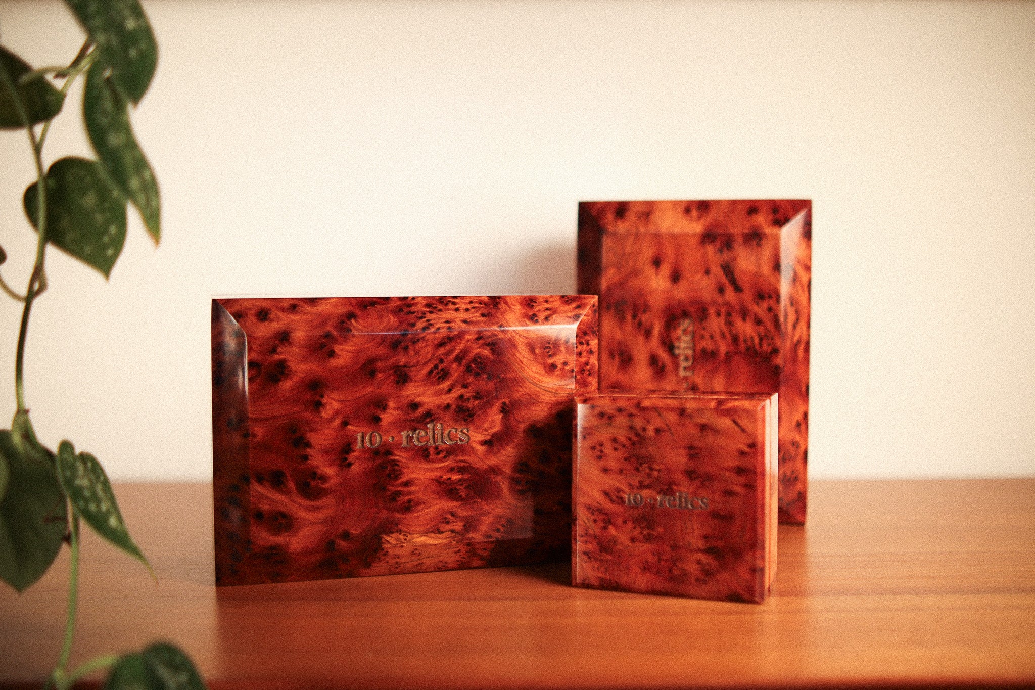 Graveshire Pendant / white gold + ruby