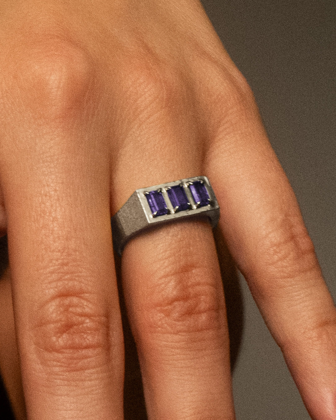 Oathbound Ring | Sterling Silver + Amethyst