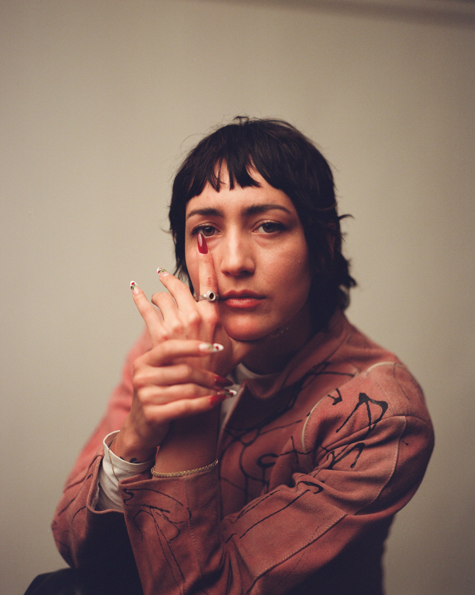 Graveshire Ring / white gold + ruby