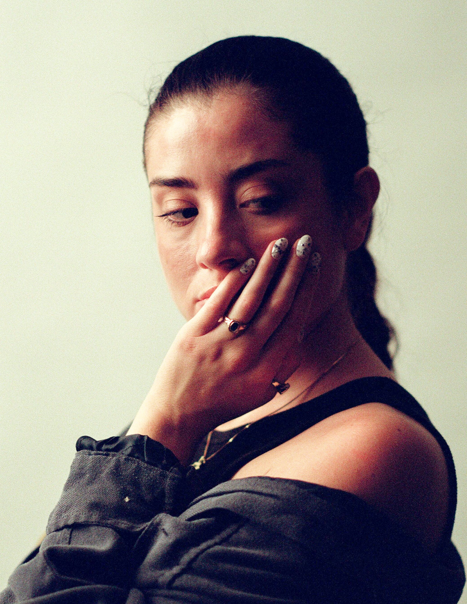 Graveshire Ring / rose gold + emerald