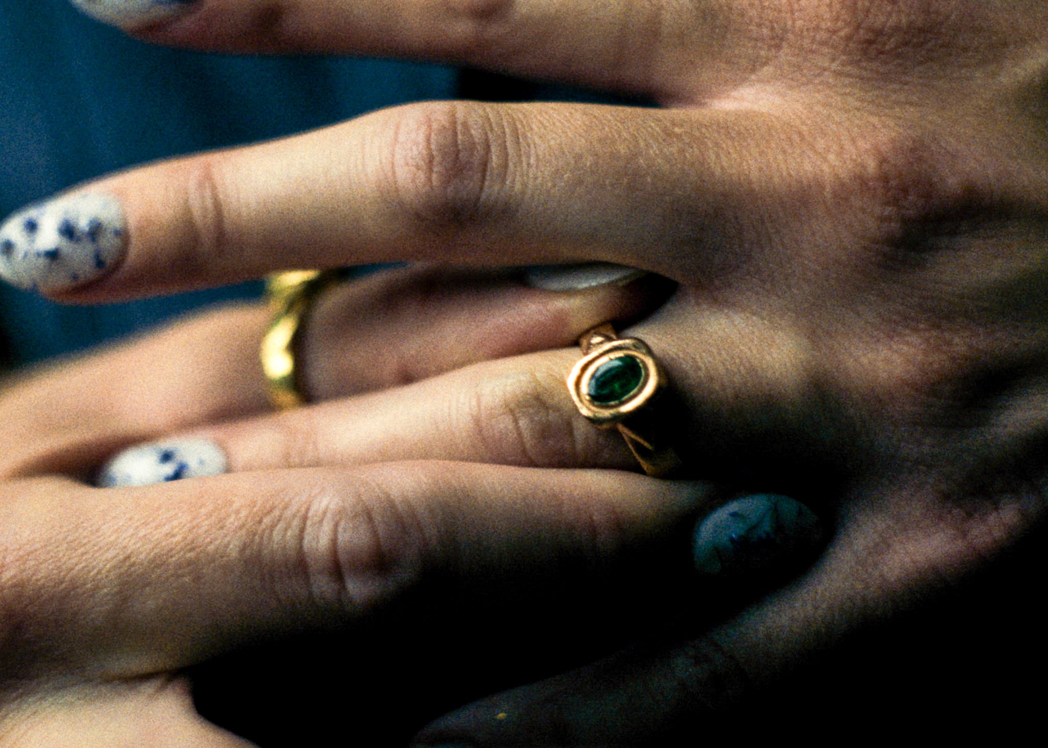 Graveshire Ring / rose gold + emerald