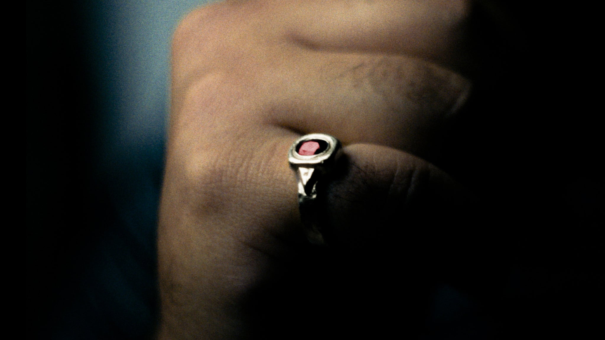 Graveshire Ring / white gold + ruby