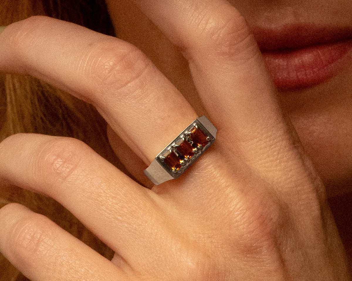 Oathbound Ring | Sterling Silver + Citrine