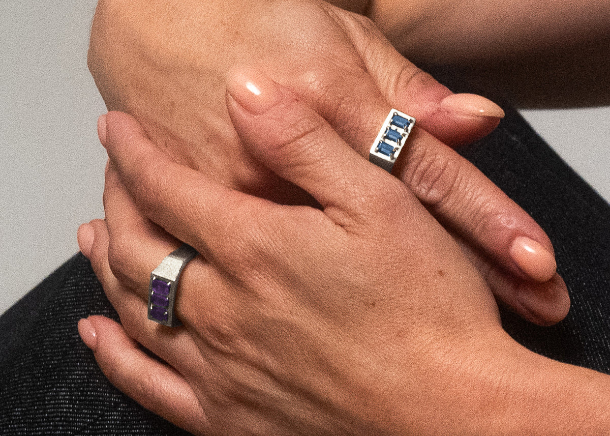 Oathbound Ring | Sterling Silver + Amethyst